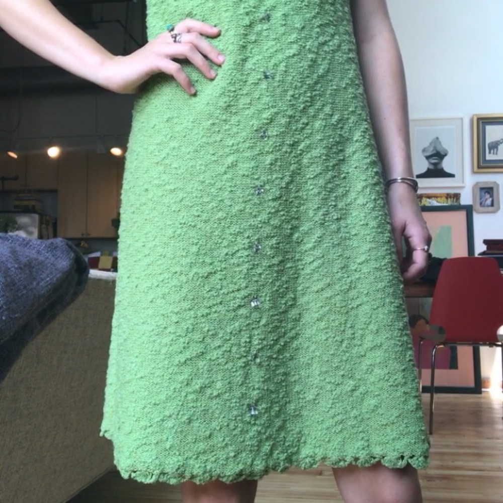 Midi Bright Green Dress